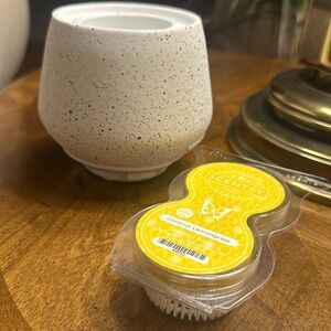 Tabletop Fan Diffuser and usb cord with Scentsy coconut lemongrass pods (2)